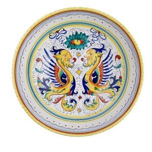 Deruta Renaissance Ceramic Handcrafted Pasta Bowl